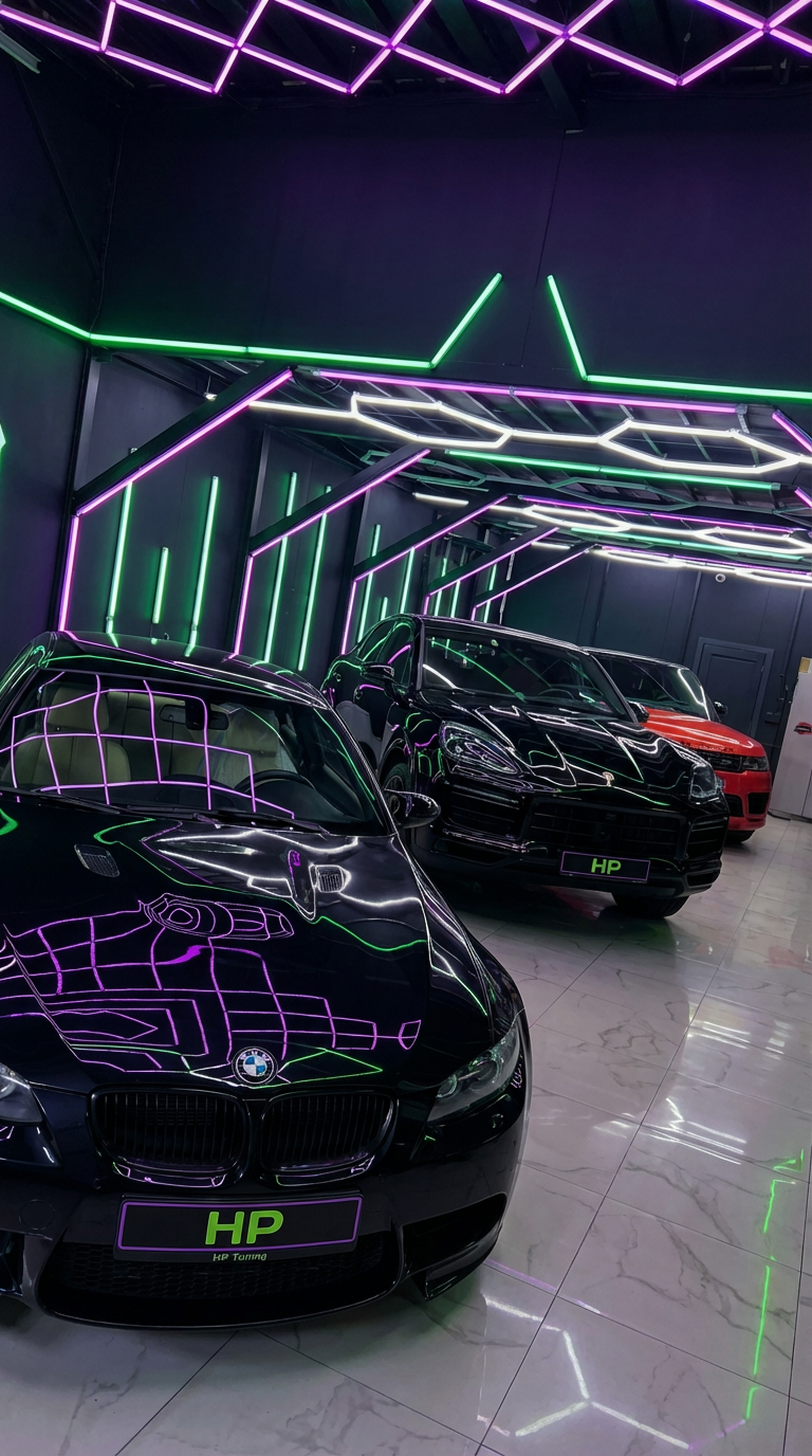 Премиальный шоурум HP Тюнинг — сервис Audi в СПб